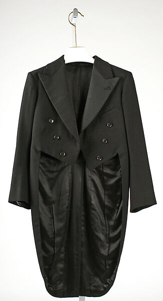 Tail coat, wool, British 