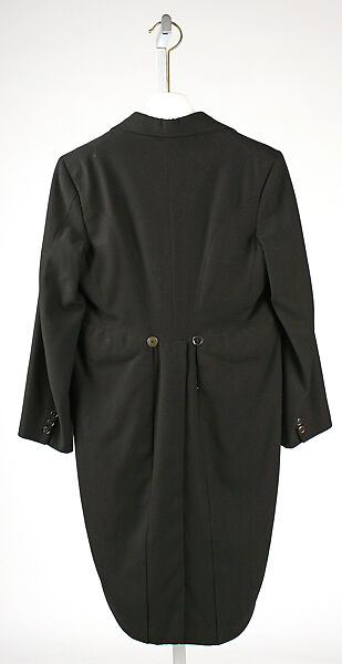 Tail coat, wool, British
