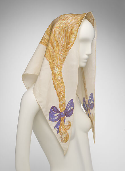 Scarf, House of Givenchy (French, founded 1952), silk, French
