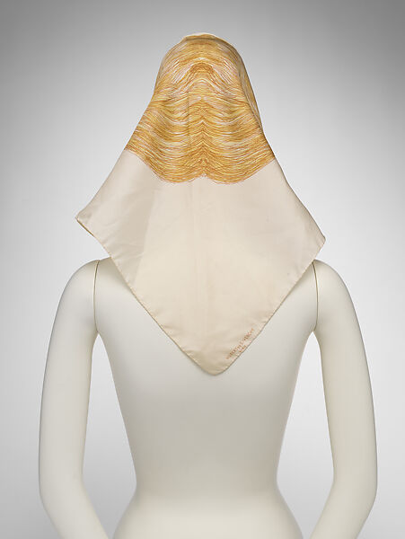 Scarf, House of Givenchy (French, founded 1952), silk, French