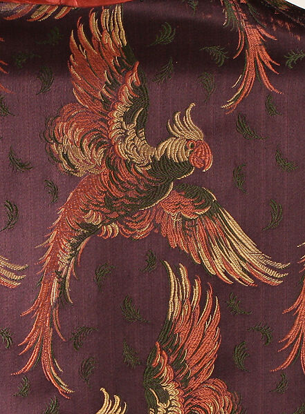 Dressing gown, silk, French