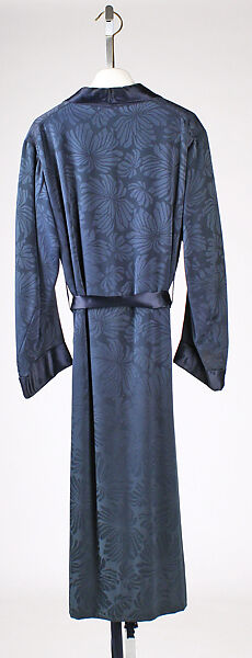 Dressing gown, A. Sulka &amp; Company (French, 1893–2002), silk, French