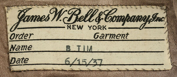 Suit, wool, American