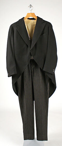 Morning suit, wool, American 