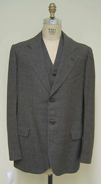 Suit, wool, Canadian
