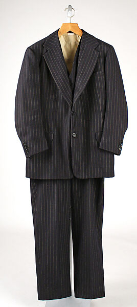 Suit, wool, British 