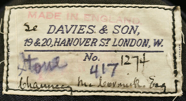 Suit, wool, British