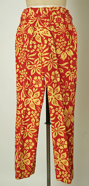 Trousers, cotton, American or European
