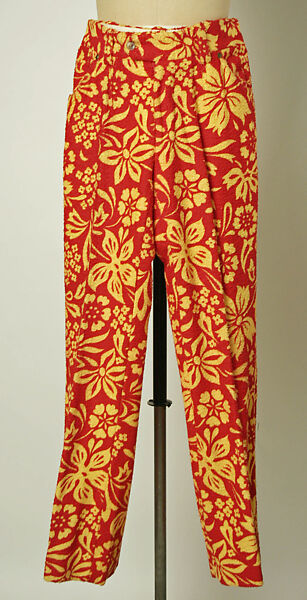 Trousers, cotton, American or European 