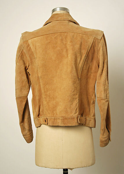 Jacket, Levi-Strauss and Company (American, founded ca. 1853), leather, metal, American