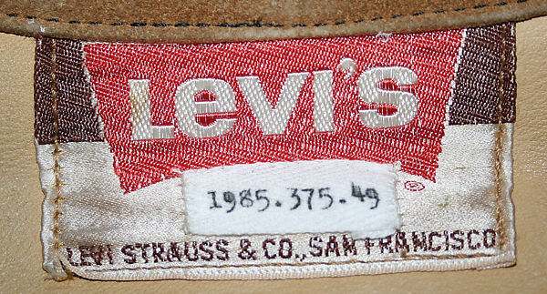 Jacket, Levi-Strauss and Company (American, founded ca. 1853), leather, metal, American