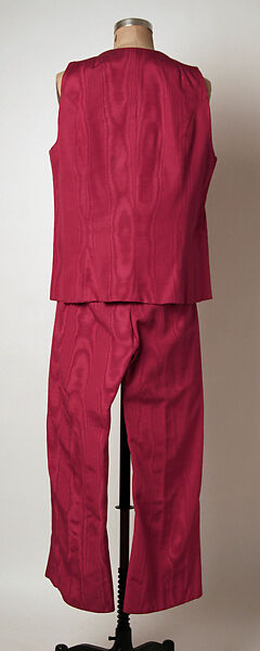 Evening ensemble, silk, American
