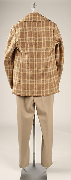 Ensemble, Pierre Cardin (French (born Italy), San Biagio di Callalta 1922–2020 Neuilly), wool, leather, French