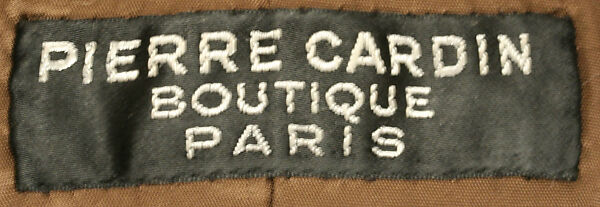 Ensemble, Pierre Cardin (French (born Italy), San Biagio di Callalta 1922–2020 Neuilly), wool, leather, French