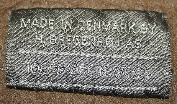 Overcoat, wool, Danish