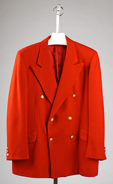 Blazer, Bill Blass (American, Fort Wayne, Indiana 1922–2002 New Preston, Connecticut), wool, brass, American 