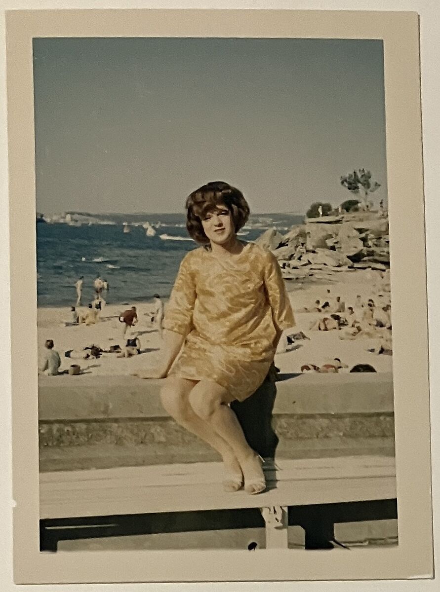 [Kate – Fiona at the beach in yellow dress], Unknown, Chromogenic print
