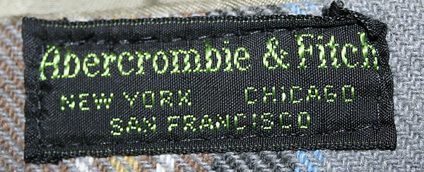 Jacket, Abercrombie and Fitch Co. (American, founded 1892), cotton, American