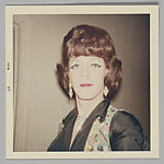 [Crystal with Earrings and Patterned Vest]
, Unknown, Chromogenic print