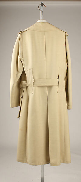 Trench coat, Pierre Cardin (French (born Italy), San Biagio di Callalta 1922–2020 Neuilly), cotton, synthetic fiber, French