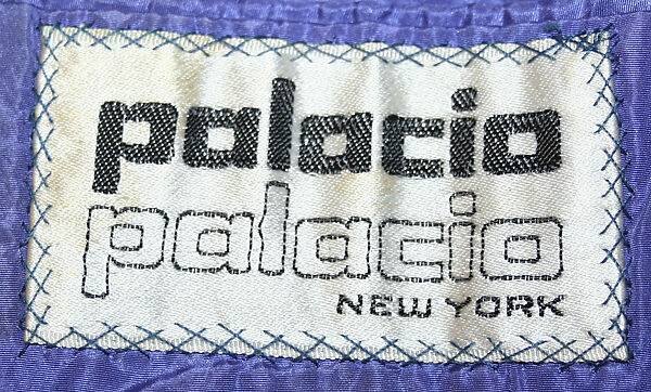 Evening ensemble, Luis A. Palacio (American, born Argentina), (a) silk; (b) synthetic fiber, American