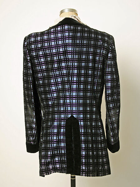 Evening ensemble, Luis A. Palacio (American, born Argentina), (a) silk; (b) synthetic fiber, American