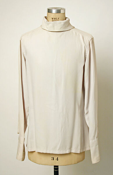 Evening ensemble, Luis A. Palacio (American, born Argentina), (a) silk; (b) synthetic fiber, American