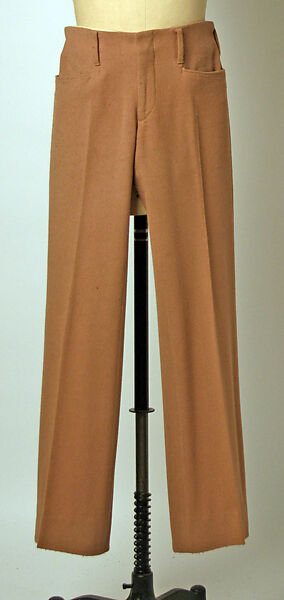 Evening ensemble, cotton, wool, plastic, leather, metal, British