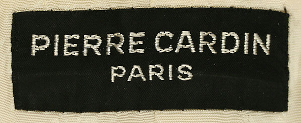 Dinner jacket, Pierre Cardin (French (born Italy), San Biagio di Callalta 1922–2020 Neuilly), cotton, French