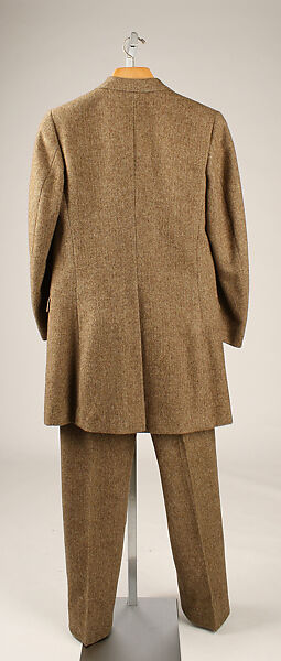 Suit, (a, b) Pierre Cardin (French (born Italy), San Biagio di Callalta 1922–2020 Neuilly), wool, silk, French