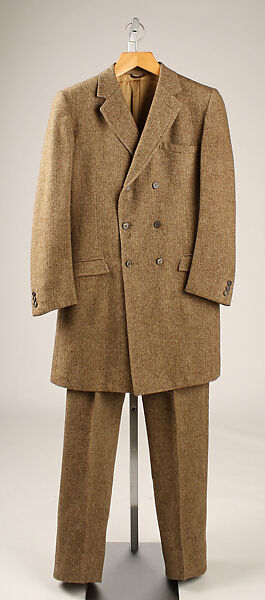 Suit, (a, b) Pierre Cardin (French (born Italy), San Biagio di Callalta 1922–2020 Neuilly), wool, silk, French 