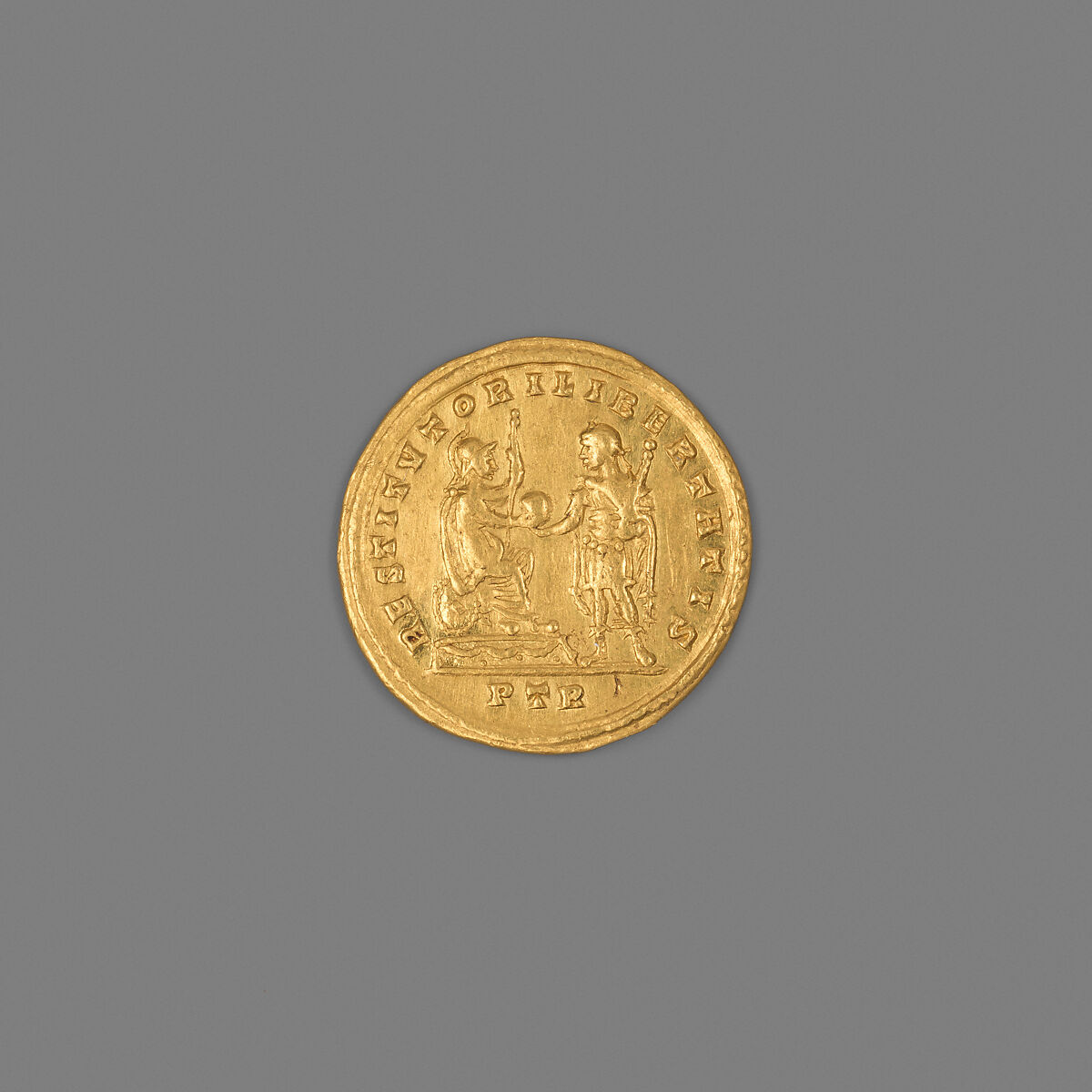 Gold solidus of Constantine I, Gold, Roman