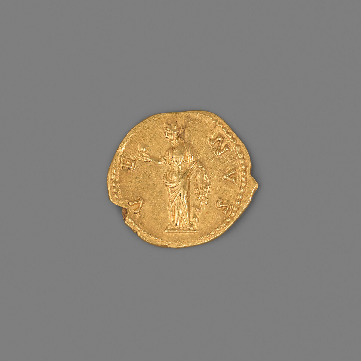 Gold aureus of Antoninus Pius, Gold, Roman