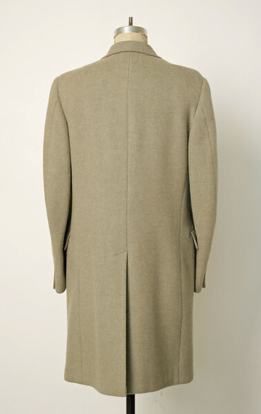 Overcoat, wool, British