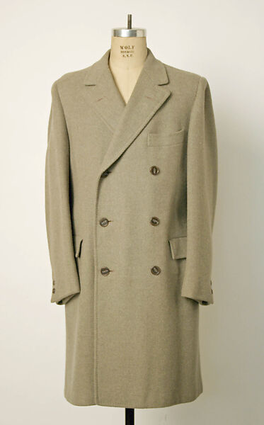 Overcoat, wool, British 