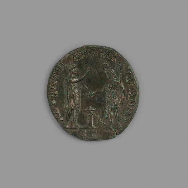 Orichalcum sestertius of Hadrian, Orichalcum, Roman