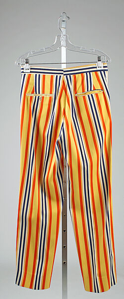 Trousers, Bill Blass (American, Fort Wayne, Indiana 1922–2002 New Preston, Connecticut), cotton, American
