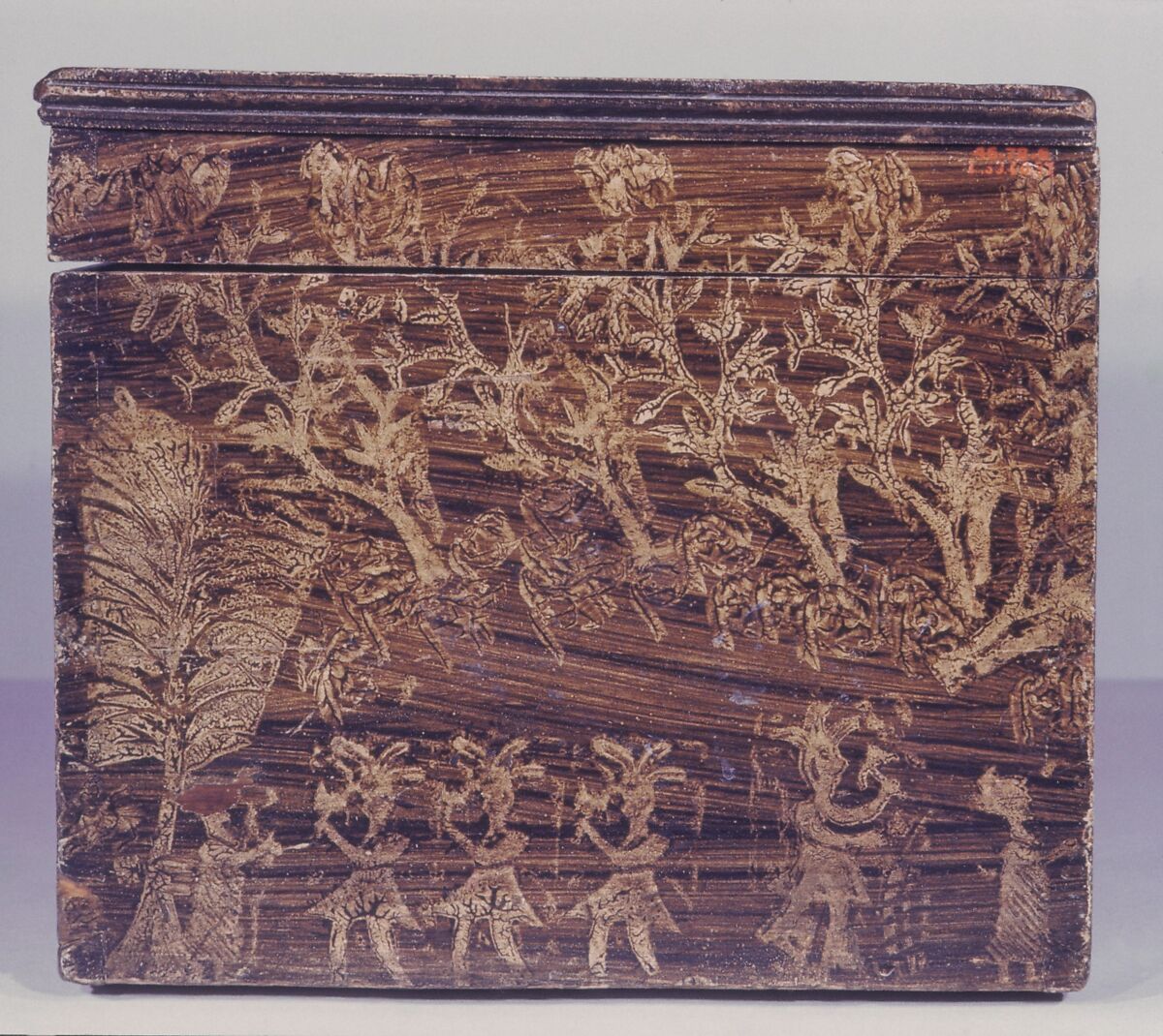 Box, Pine, iron, American