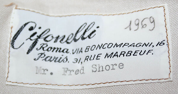 Trousers, (b) leather, Italian