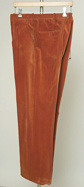 Trousers, (b) leather, Italian 