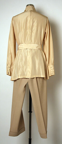 Evening ensemble, (d) Hermès (French, founded 1837), silk, rayon, European