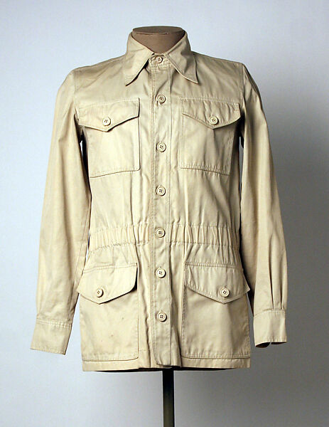 Jacket, Yves Saint Laurent (French, founded 1961), cotton, French 