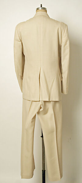 Suit, cotton, linen, American