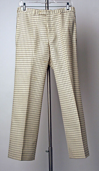 Trousers, polyester, wool, French 