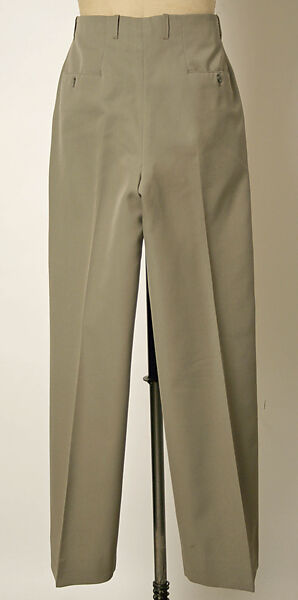 Trousers, House of Balmain (French, founded 1945), wool, French