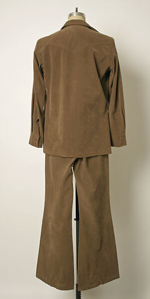 Ensemble, Rubber, acrylic, mohair, leather, American