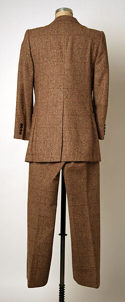 Suit, (a, b) Pierre Cardin (French (born Italy), San Biagio di Callalta 1922–2020 Neuilly), wool, silk, French