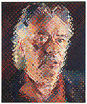 John II, Chuck Close  American, Oil on canvas