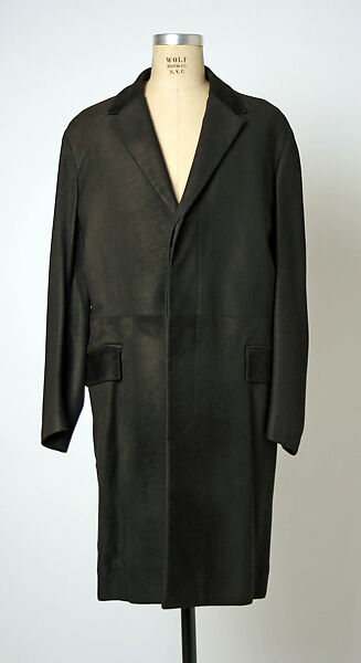 Evening coat, House of Dior (French, founded 1946), suede, French 