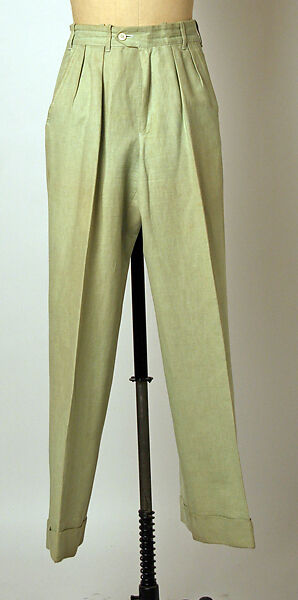 Leisure suit, Pierre Cardin (French (born Italy), San Biagio di Callalta 1922–2020 Neuilly), linen, French